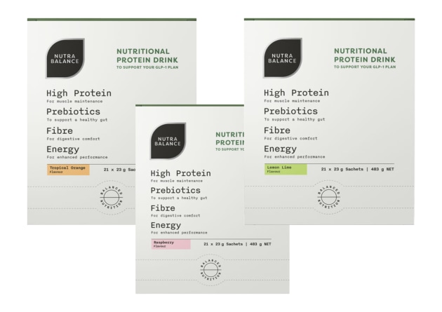 Nutrabalance has launched a nutritional protein-enriched drink, developed to nutritionally support people taking Glucagon-like peptide-1 (GLP-1) medications, used to treat Type 2 diabetes and sometimes, for medical weight loss.
Source: Nutrabalance