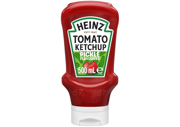 Kraft Heinz has launched a controversial new flavour of its classic Tomato Ketchup &ndash; a unique Pickle Flavoured twist on the classic.
Source: Heinz