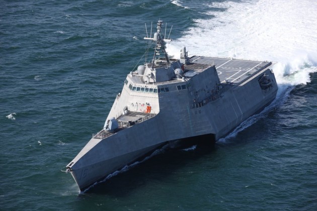 The USS Tulsa successfully completed acceptance trials in the Gulf of Mexico. Credit: Austal via Twitter