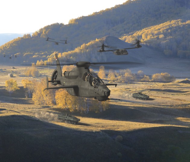 Bell sees a future for its V-280 Valor and 360 Invictus beyond the US FVL program. (Bell)