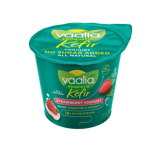 Vaalia&rsquo;s new range of all-natural, lactose-free Probiotic Kefir Yoghurt has no added sugar and a boost of billions of gut-friendly bacteria in just one tub.