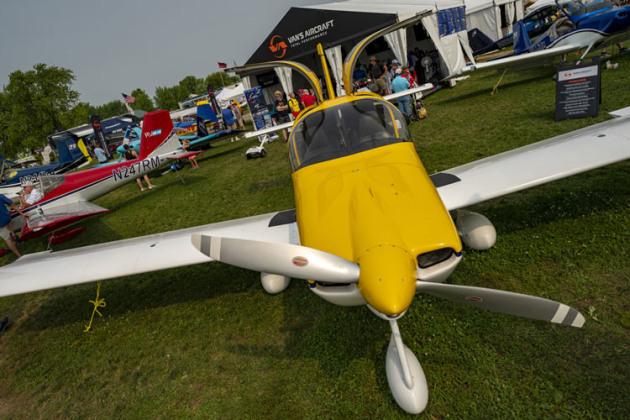 Van's Aircraft stand at Airventure 2021. (Experimental Aircraft Association)