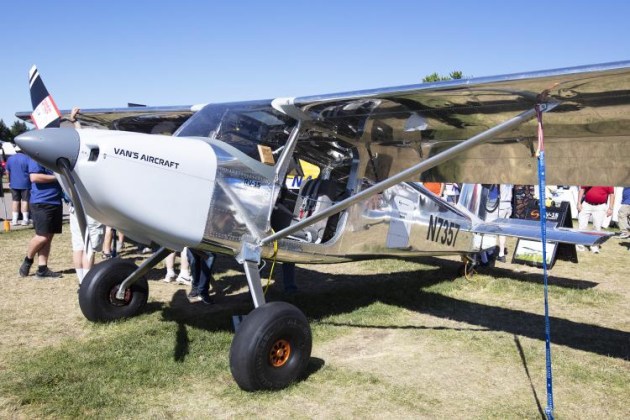 Van's Aircraft's prototype RV-15 high-wing was one of the most popular and anticipated aircraft on display. (Philip Hosking)