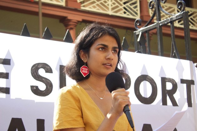 Australian Climate activist Varsha Yajman