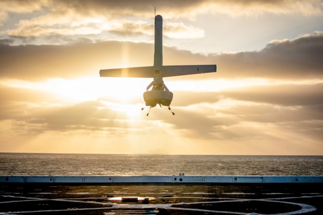 Shield AI collaborates with Sentient Vision Systems to offer AI-enabled wide area motion imagery capability for Shield AI&rsquo;s V-BAT.
Credit: Shield AI