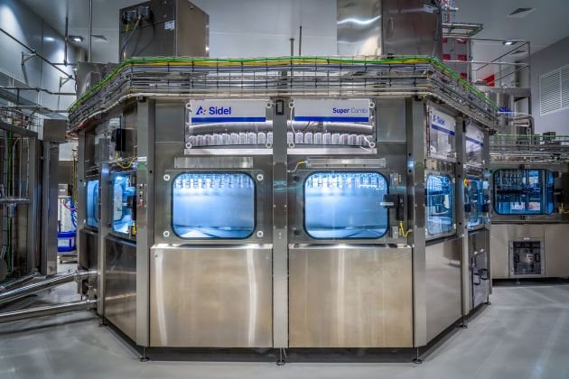 The filler can be integrated within Sidel&rsquo;s Combi and Super Combi complete systems.