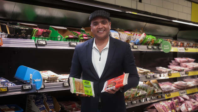 Aussie Plant Based Co CEO, Raghu Reddy. (Source: Aussie Plant Based Co)