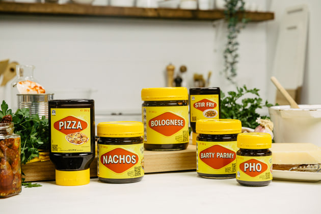 The limited-edition jars feature scannable QR codes. Image: Bega