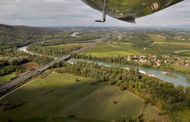 The emerald green Soca River west of Gorizia. (Steve Hitchen)