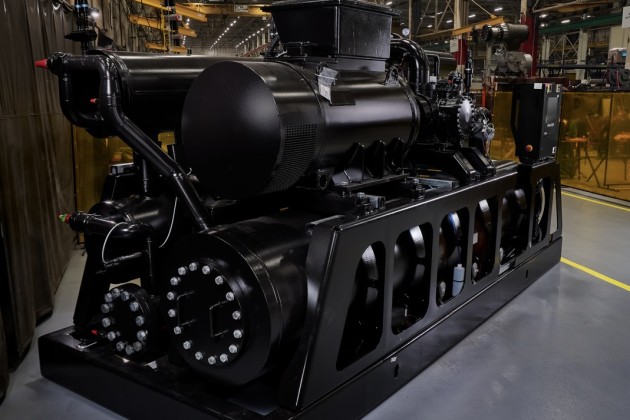 The Vilter VQ95 single-screw ammonia industrial heat pump is scheduled for delivery in 2025.