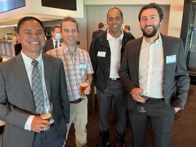 Vinod Pillai, Nord; Dean Carlish Multivac; Rajan Radhakrishnan HB Fuller; and Delfio Barbarino, Nord
