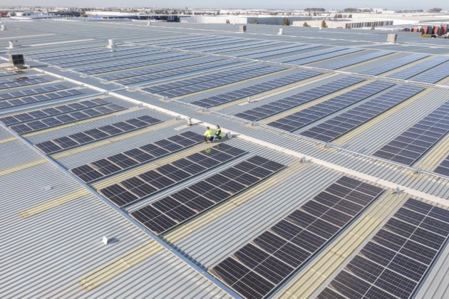 Visy Truganina solar panels