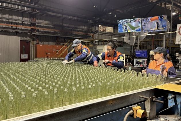 The first seven teams are making their way through purpose-built training, to get the new staff skilled, confident and ready for commissioning. Image: Visy