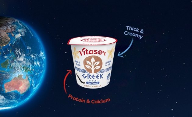 Vitasoy's Greek Style Soy Yogurt is designed to give the taste of a  traditional Greek-style yogurt. 
Image: Vitasoy