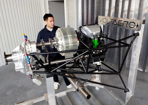 VoltAero's HPU 210 hybrid powertrain. (VoltAero)