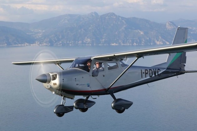 Vulcanair's V1.0 will tackle the Cessna 172SP and Piper Archer III in the four-seat training market. (Vulcanair)