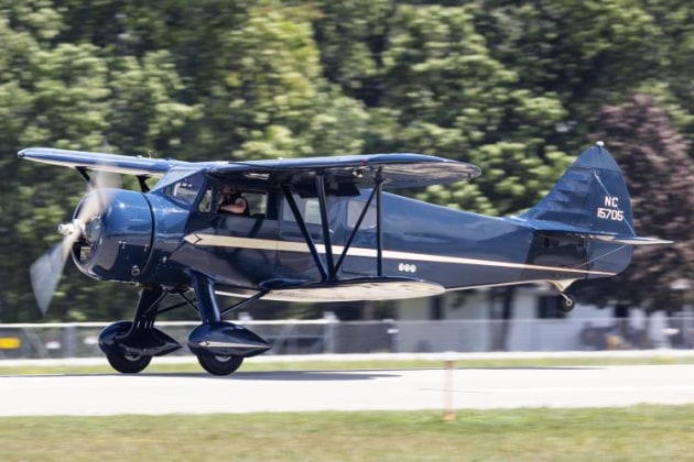 A Waco YQC-6 cabin biplane. The RAAF operated this type as a communication aircraft (A54) during WWII. (Philip Hosking)