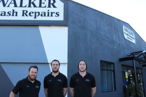 The management team at Walker Crash Repairs
