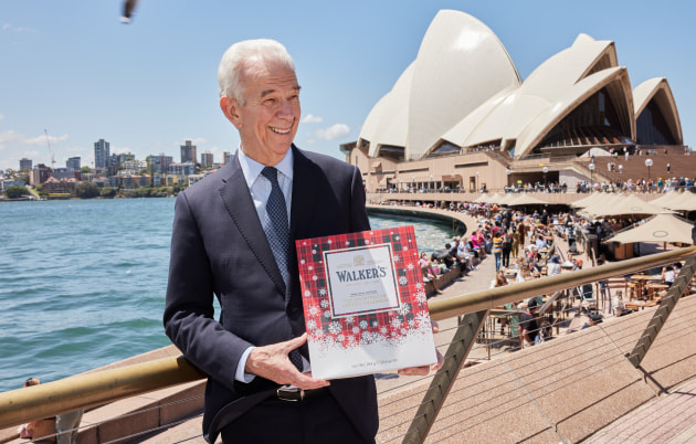 Walker's Shortbread CEO Sir Jim Walker was in Sydney to acknowledge the largest market for the brand outside of the UK.