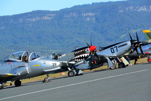 Either private or from Temora, WOI has always boasted a healthy line-up of warbirds.