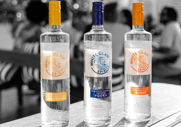 Alcoholic seltzer brand White Claw has launched its limited edition White Claw Vodka in Australia. Image: Lion