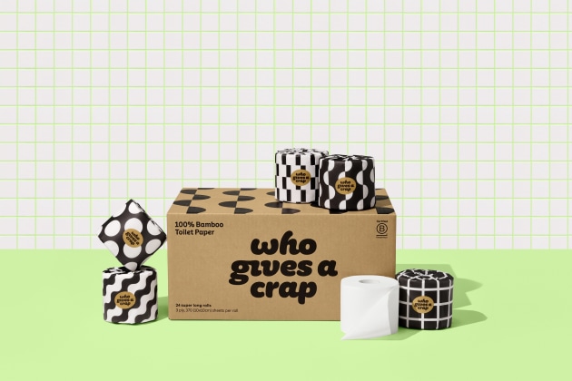 Toilet-paper brand Who Gives A Crap, distributes FSC-certified recycled or bamboo-based&nbsp;household essentials.
