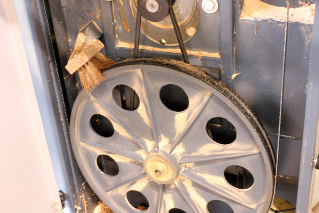 Wheel brushes help to prevent dust chips getting onto the rubber wheel and causing premature wheel deterioration.