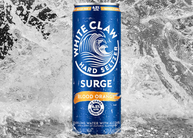 White Claw Surge delivers a 6.5 percent ABV per 330ml can and is available in Blackberry and Blood Orange flavour.