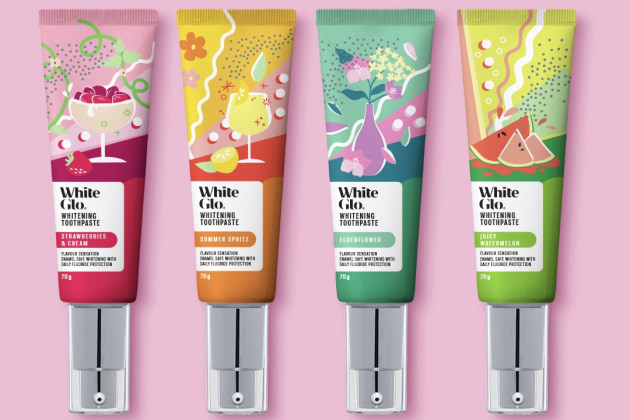 New flavoured toothpaste packaging