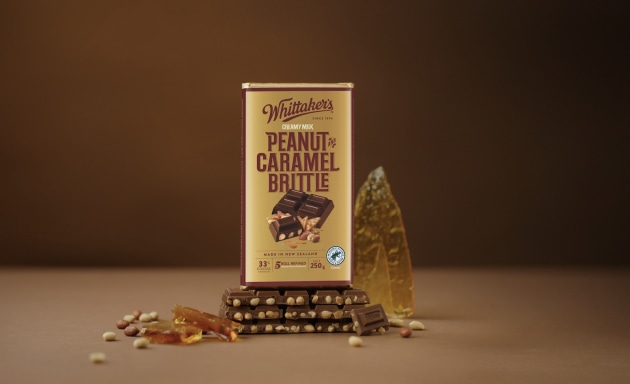 Whittaker's Caramel Peanut Brittle block (Source: Whittaker's)
