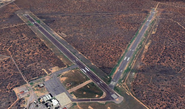 Whyalla in South Australia has been strengthened to allow Q400 flights to and from the city. (Google Earth image)