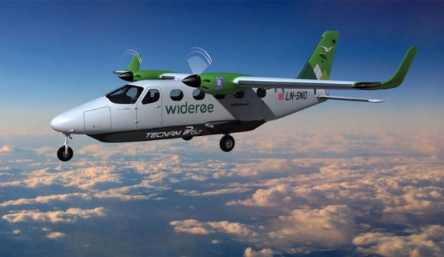Scandinavian regional airline Wideroe has signed onto the P-Volt program. (Tecnam)