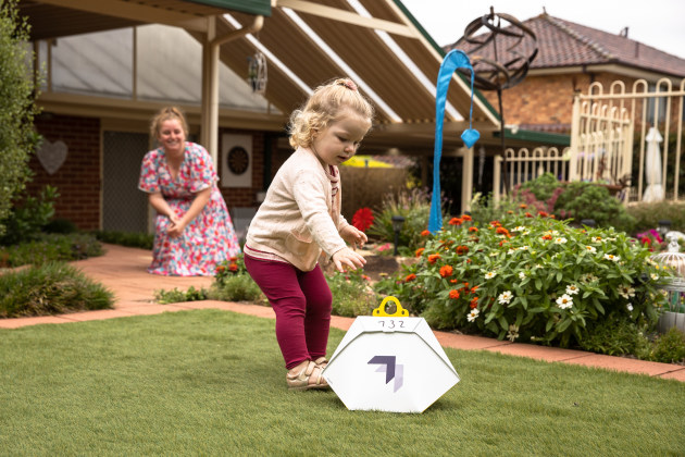With what seems like most of the Eastern Seaboard under water, it seems appropriate that one of Australia&rsquo;s largest supermarkets takes off to offer drone deliveries. (Image source: Coles)