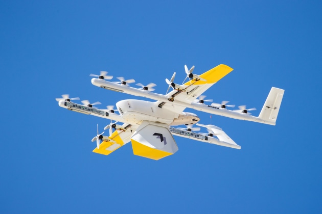 With what seems like most of the Eastern Seaboard under water, it seems appropriate that one of Australia&rsquo;s largest supermarkets takes off to offer drone deliveries. (Image source: Coles)