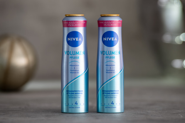 Tubex Germany's can for Nivea's styling mousse was awarded joint first place in the highly competitive 'sustainability' category.