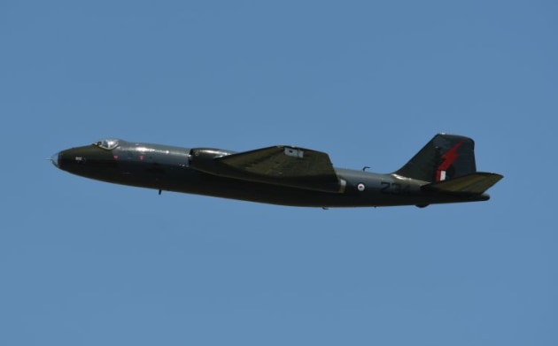 100 SQN RAAF's English Electric Canberra flown by CASA chairman Mark Binskin. (Steve Hitchen)