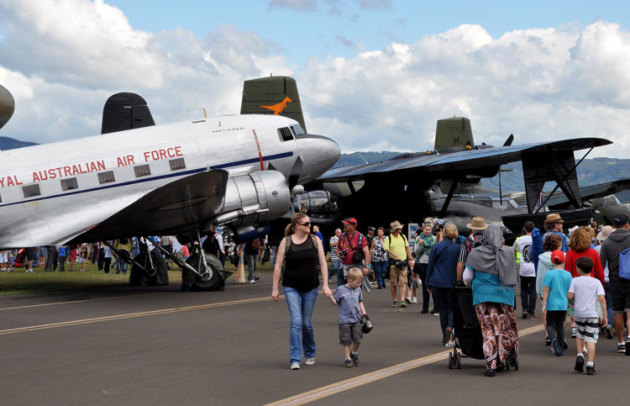 The Historical Aircraft Restoration Society always brings out the big guns in their collection for Wings over Illawarra. (Steve Hitchen)