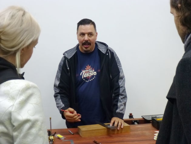 Vic Tesolin gave presentations and taught a three-day workshop.