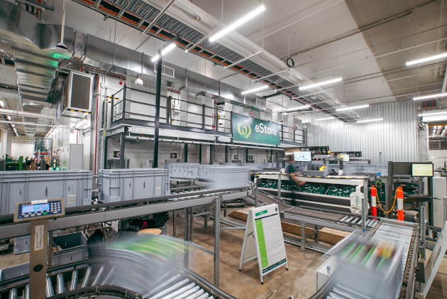 Woolworths' micro-fulfilment technology has improved the speed, efficiency and accuracy of the picking process.