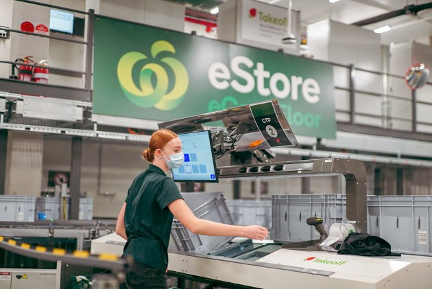The Woolworths Maroochydore eStore is a 1,250 square metre facility.