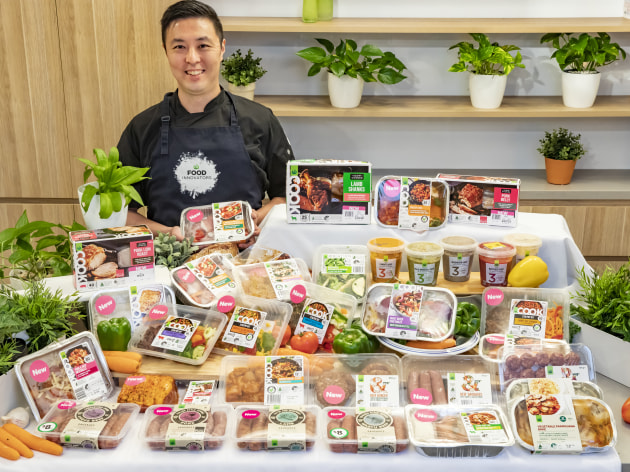 Woolworths food innovation chef, Richard Zheng, with the new range.