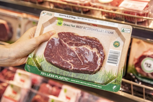WorldStar Sustainability special award finalist: Wooloworths PaperSeal Meat Tray.