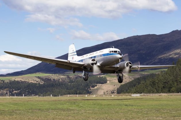 A DC3 about to touch down. (Phil Hosking)