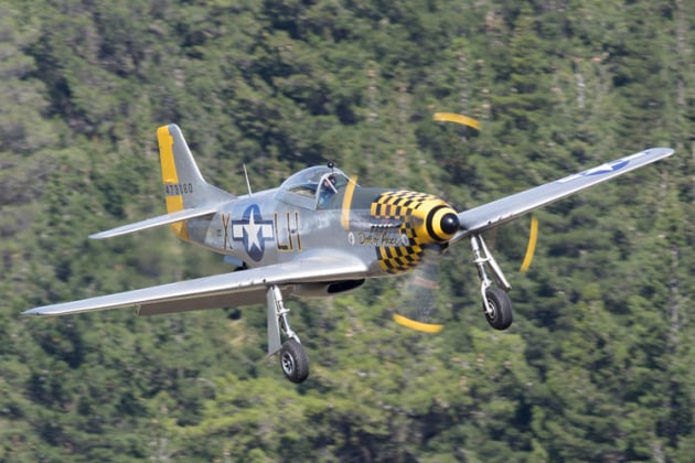 Mustang Dove of Peace during her display sequence. (Phil Hosking)
