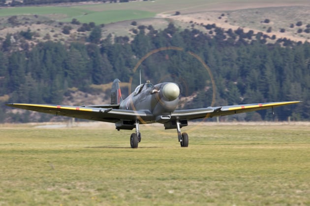 A great capture of the prop circle on this Spitfire.(Phil Hosking)