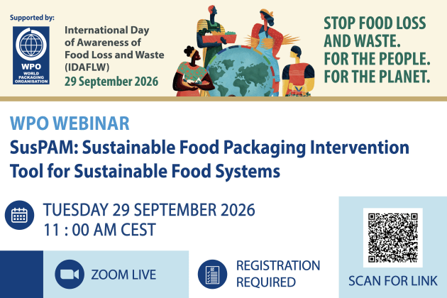 WPO to launch SusPAM food packaging sustainability tool