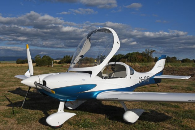The canopy on the WT9 opens forward. (Steve Hitchen)