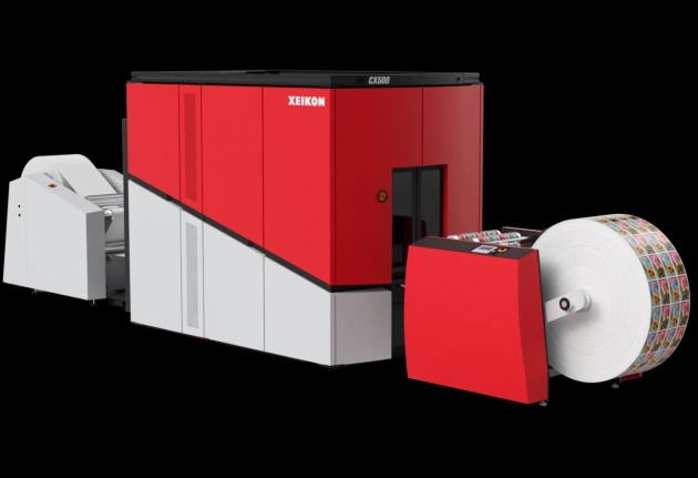 Food safe toner for fibre packaging: Xeikon Cheetah CX500t