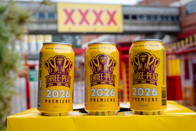 The special-edition cans extend the XXXX GOLD brand&rsquo;s association with Queensland sport, using packaging as a collectible keepsake to recognise the Lions&rsquo; premiership success.