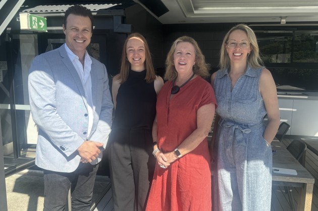 Yaffa Media has acquired Spanton Media Group and all its assets, including industry-leading title Australian Bartender, the Australian Bar Awards and Sydney Bar Week. L-R: Spanton Media co-founder and MD, David Spanton, Yaffa Media Marketing and Event Director, Lucy Yaffa, Yaffa Media MD, Tracy Yaffa, and Spanton Media co-founder Amy Spanton. (Image: Yaffa Media)